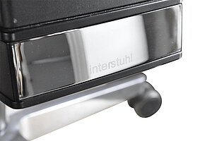 Bürodrehstuhl / Interstuhl 'AirPad' / Netzrücken / schwarz