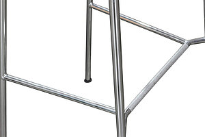 Barhocker / vitra 'HAL' / eisgrau / NP 345 EUR