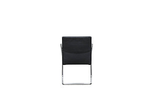 Freischwinger / Walter Knoll 'Jason' / Leder schwarz