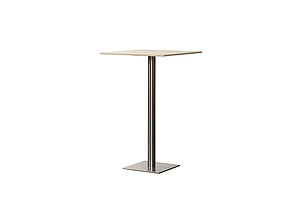 Stehtisch / Hochtisch / casala / 70 x 70 cm / ahorn / Tellerfuß