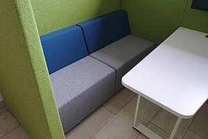 Neuwertig / 'JAZZ SILENT BOX' / Raum-in-Raum-System / Besprechungsinsel / Neupreis 5200 EUR