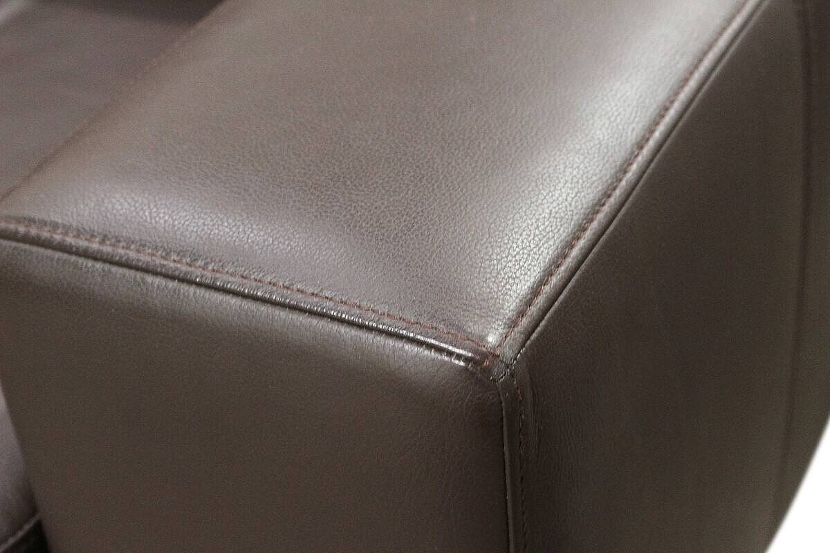 Loungesessel / Kunstleder / braun