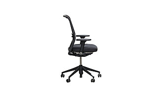 Bürodrehstuhl / vitra 'ID Mesh' / Netzrücken / Asphalt