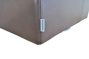 Loungesessel / Walter Knoll 'Nelson' / Leder braun