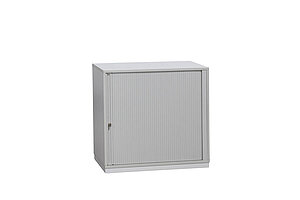 Doppel-Sideboard / Ophelis Pfalzmöbel / weiß / Querrolllade - Sockel weiß