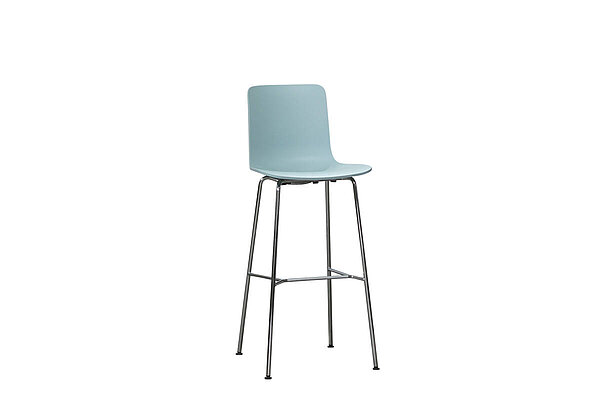 Barhocker / vitra 'HAL' / eisgrau / NP 345 EUR