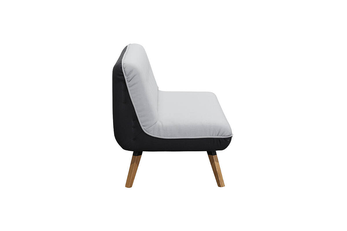 Loungesofa / König & Neurath 'NET.WORK.PLACE Organic' / 2-Sitzer / grau/anthrazit