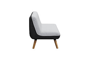 Loungesofa / König & Neurath 'NET.WORK.PLACE Organic' / 2-Sitzer / grau/anthrazit