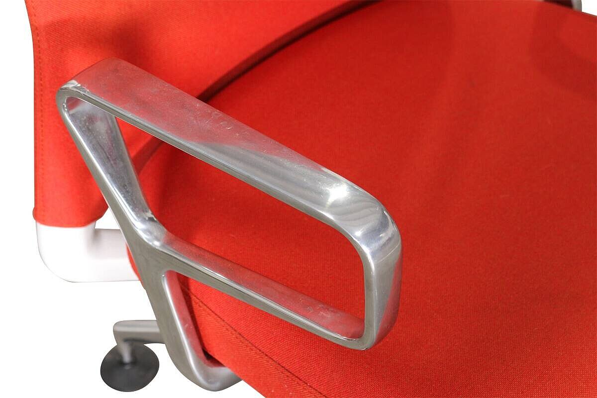 Konferenzstuhl / vitra 'ID Trim' / orangerot