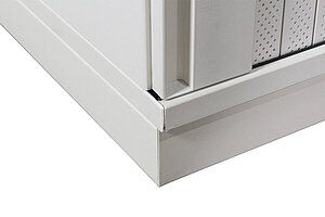 Sideboard / Sedus / weiß / Akustik-Querrolllade / 80 cm