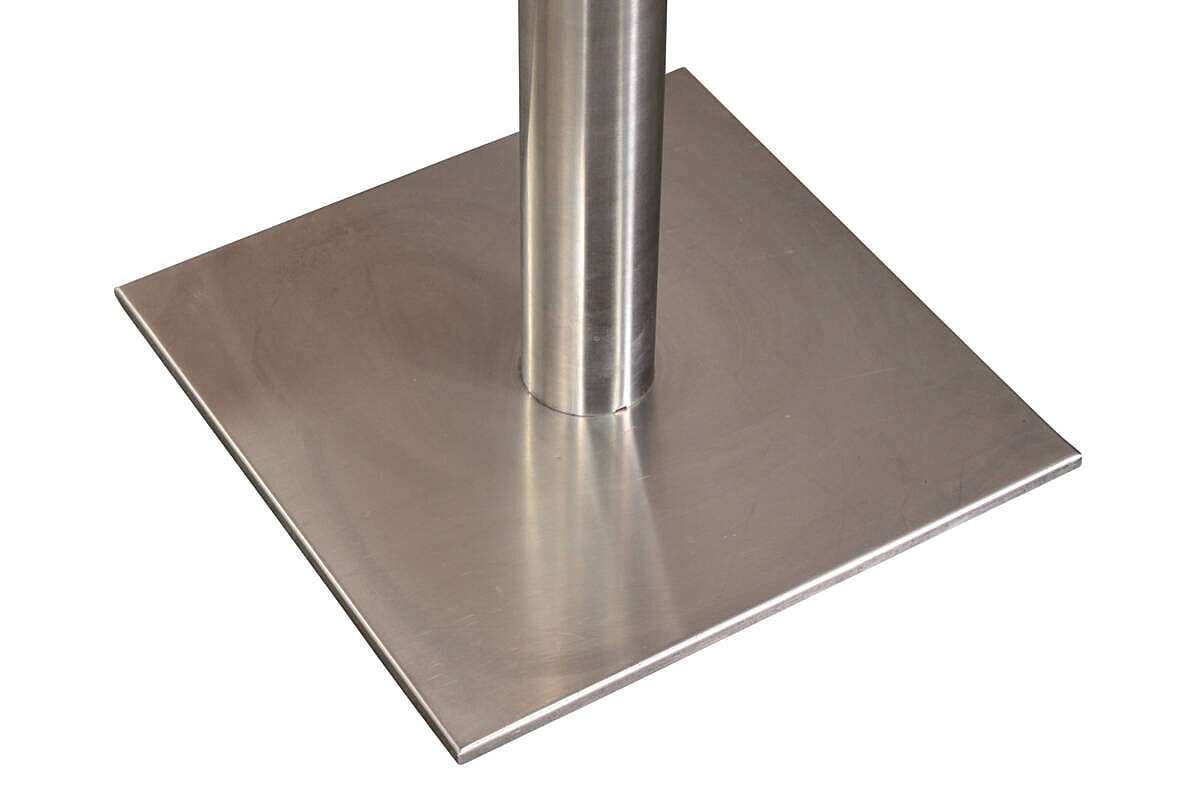 Stehtisch / Hochtisch / casala / 70 x 70 cm / ahorn / Tellerfuß