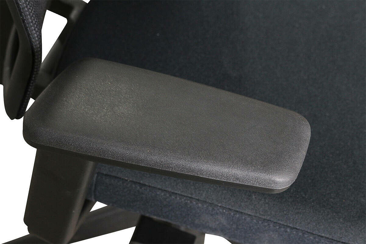 Bürodrehstuhl / vitra 'AM Chair' / Netzrücken / Nero / Hartbodenrollen - NP 875 EUR