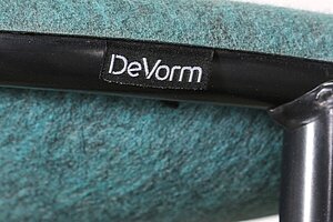 Barhocker / DeVorm 'LJ 3' / Sitzschale Filz türkis