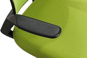 Konferenzstuhl / Arbeitsstuhl für Home Office / Steelcase 'cobi' / Netzrücken / grün