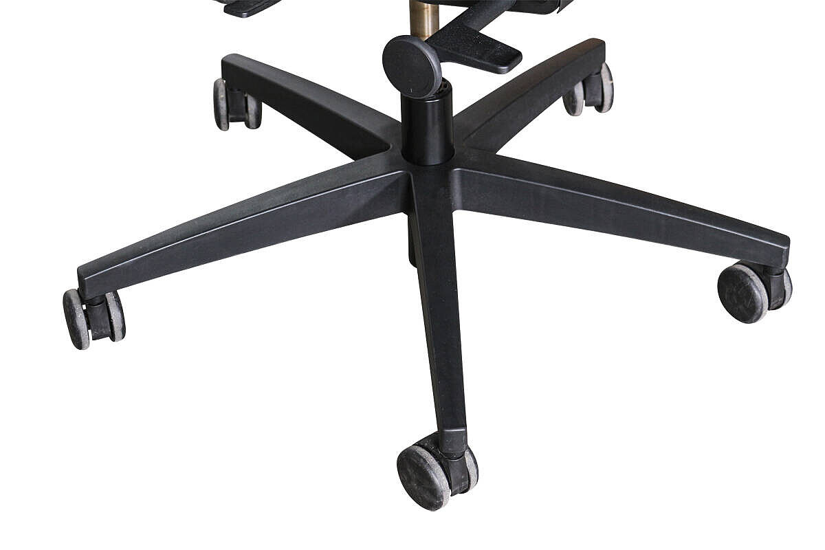 Bürodrehstuhl / viasit 'Impulse' / Netzrücken / schwarz