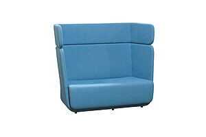Sofa / Softline 'BASKET Sofa Hoch' / blau / NP 2259 EUR