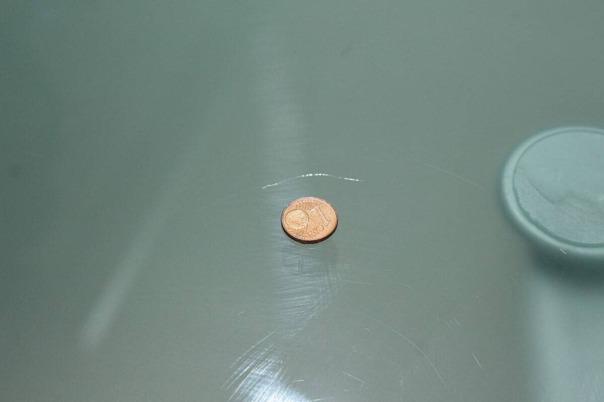 2-tlg. Chef-Arbeitsplatz / Konferenztisch / Walter Knoll 'Icon' / Schreibtisch Glasplatte / Standcontainer silber