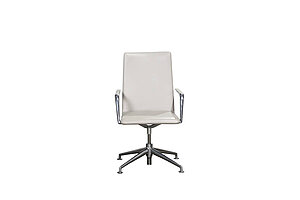 Konferenzsessel / Brunner 'fina soft' / Leder beige