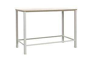 Hochtisch / Bench / Kinnarps 'Works' / graueiche / 160 x 80cm