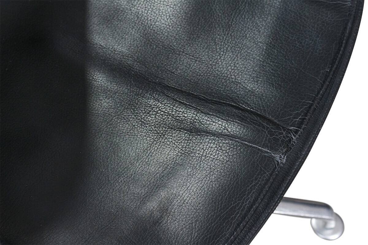 Konferenzsessel / Walter Knoll 'FK Chair' / Leder schwarz