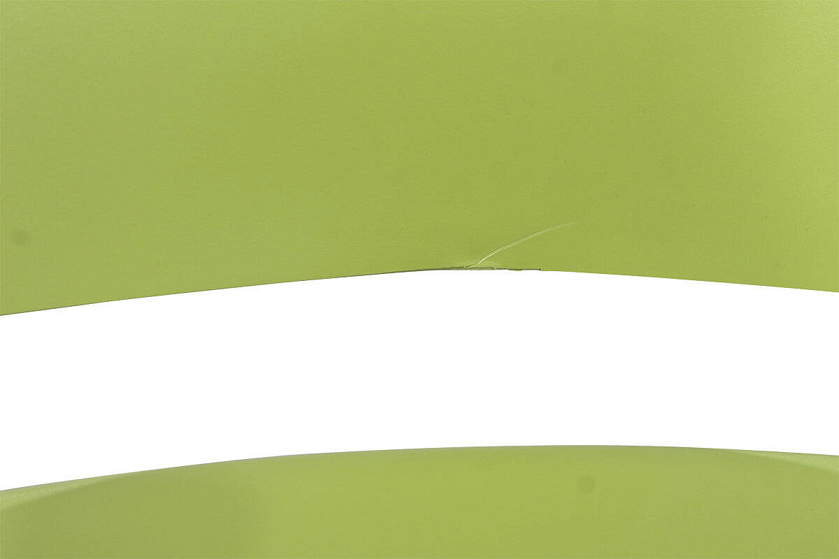 Besucherstuhl / Haworth 'Very' / Kunststoffschale / grün / Kufengestell schwarz