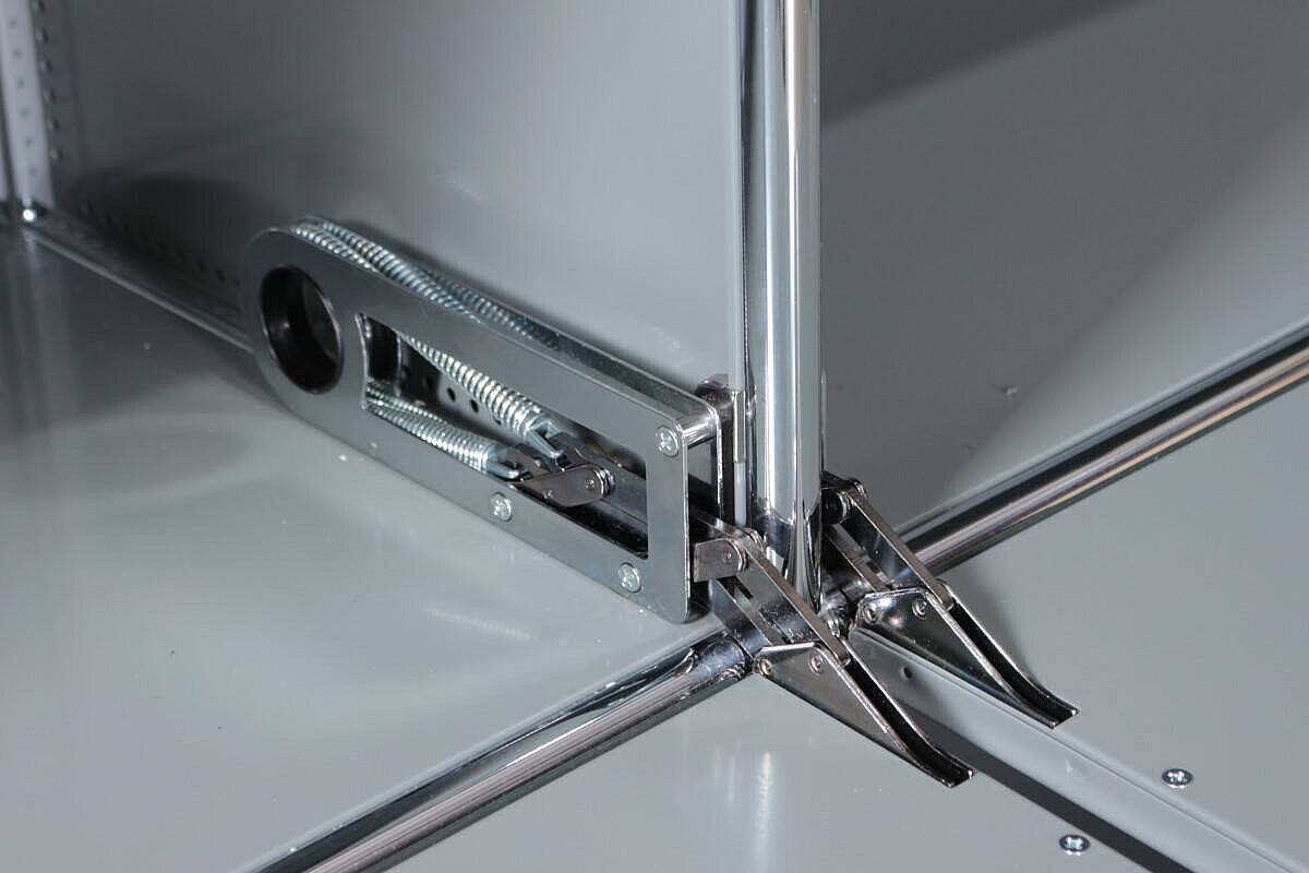 Sideboard / USM Haller / 6 Fächer / mittelgrau