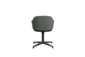 Konferenzstuhl / vitra 'Softshell Chair' / grau / NP 879 EUR