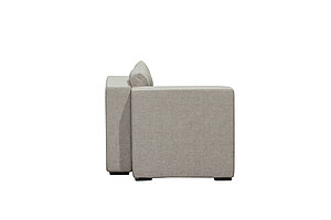 Modulsofa / 2-Sitzer / Materia 'MONOLOG' / braun/beige