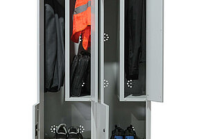 Z-Garderobenschrank / Spindschrank / C+P / 4er / inkl. Sitzbank / NP 1523 EUR