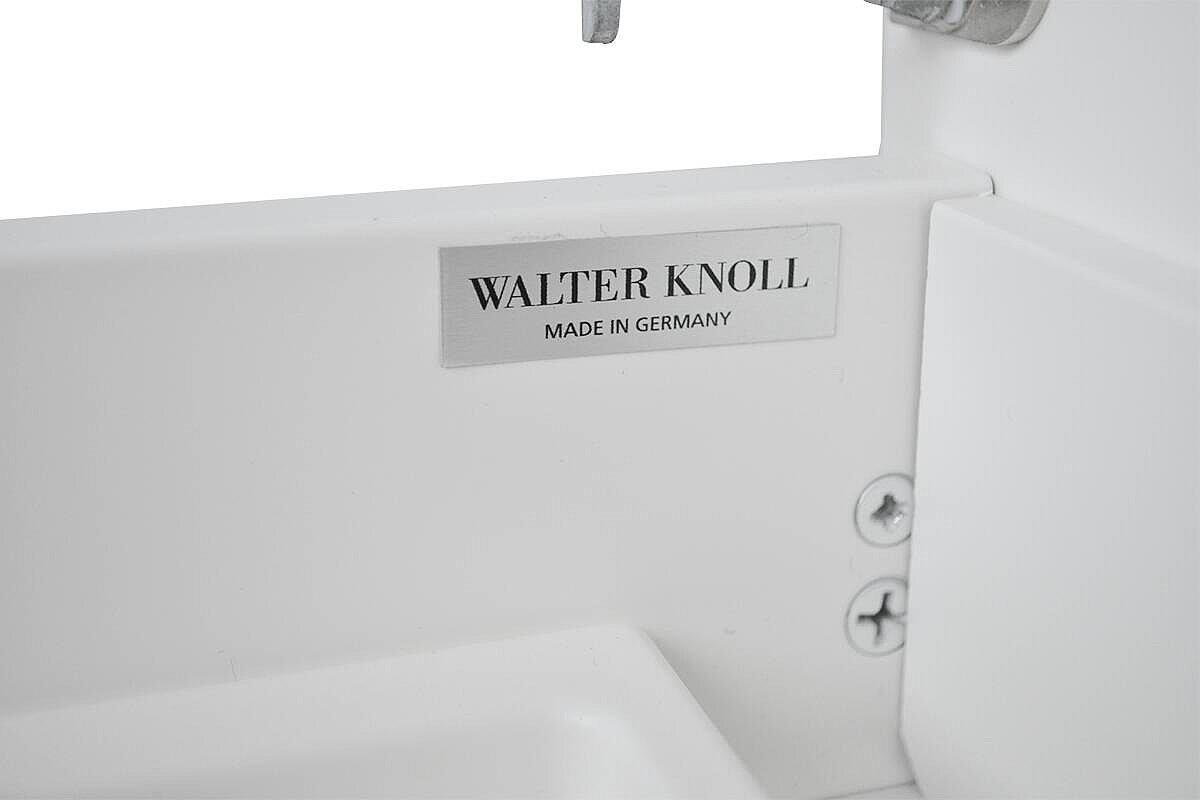 Stauraumelement / Standcontainer / Walter Knoll 'Headoffice Mono' / weiß / Verbindungsplatte eiche gebeizt