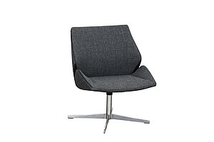 Loungesessel / Züco 'Relax' / anthrazit / Design: Roland Zünd