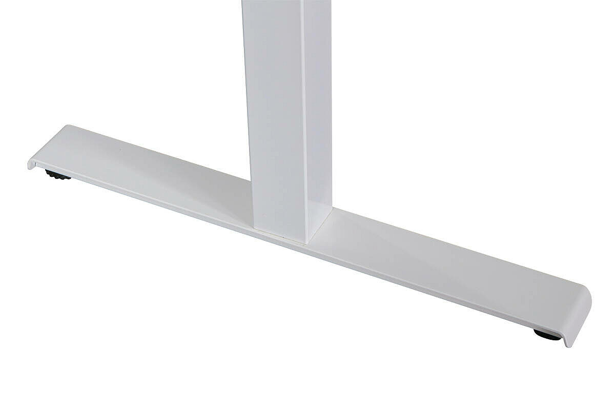Steh-Sitz-Schreibtisch / Kinnarps 'Polaris Serie P' / weiß / 120 x 80 cm