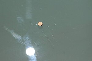 2-tlg. Chef-Arbeitsplatz / Konferenztisch / Walter Knoll 'Icon' / Schreibtisch Glasplatte / Standcontainer silber