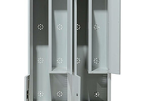 Z-Garderobenschrank / Spindschrank / C+P / 4er / inkl. Sitzbank / NP 1523 EUR