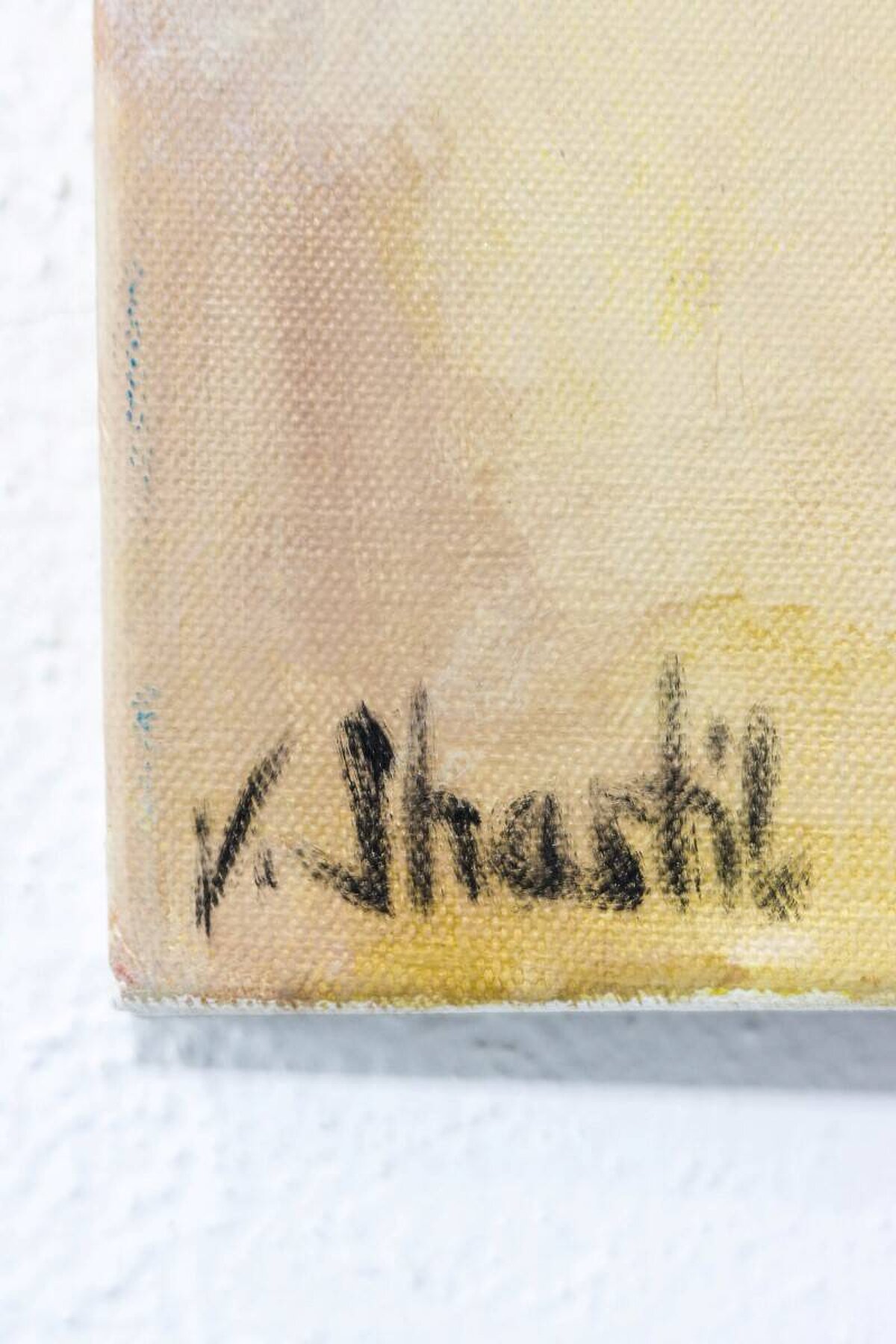 Acrylgemälde 'Licht' von Ulrike Strastil von Strassenheim, 120 x 40 cm