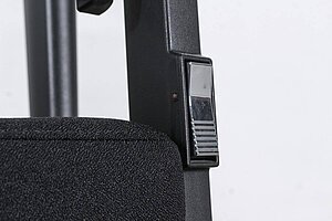 Bürodrehstuhl / Dauphin 'Lordo' / schwarz / Hartbodenrollen / NP 1195 EUR