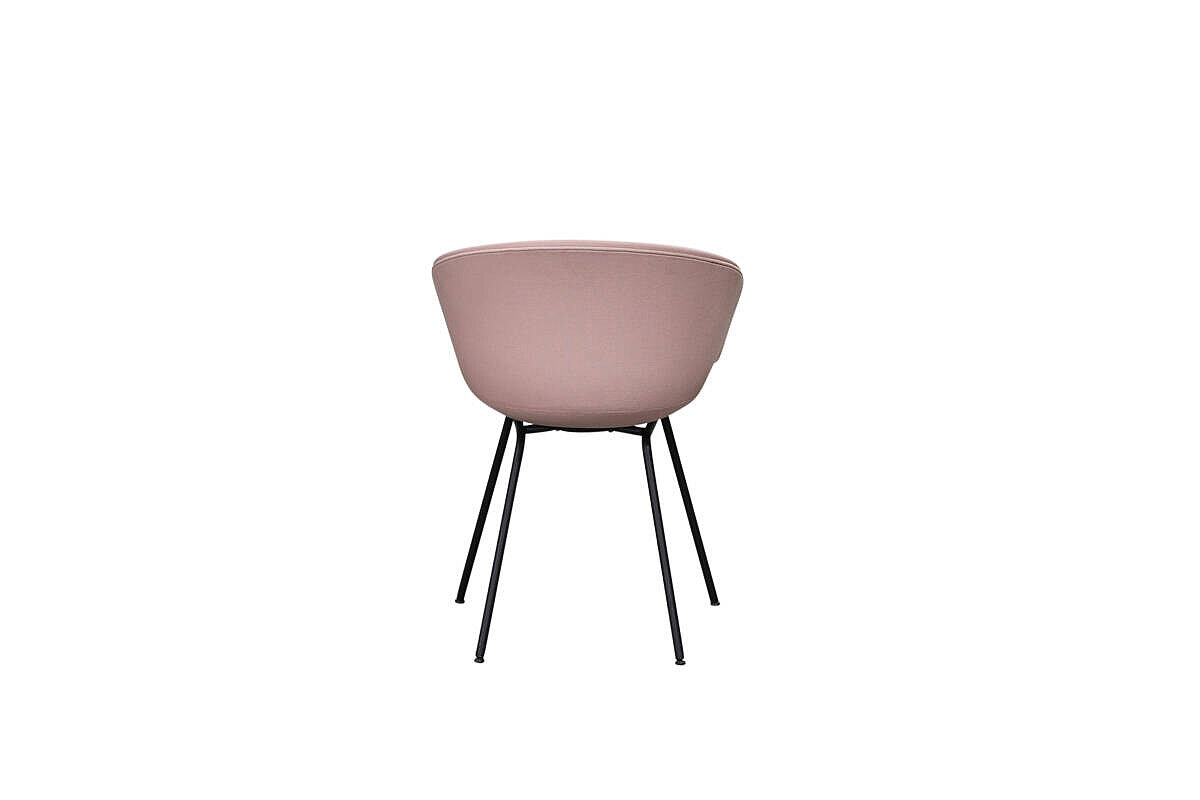 Besucherstuhl / HAY 'About A Chair AAC27' / Vollumpolstert / rosa
