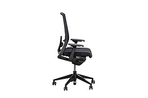 Neuwertig / Bürodrehstuhl / Haworth 'SWIVEL CHAIR' / Netzrücken / schwarz