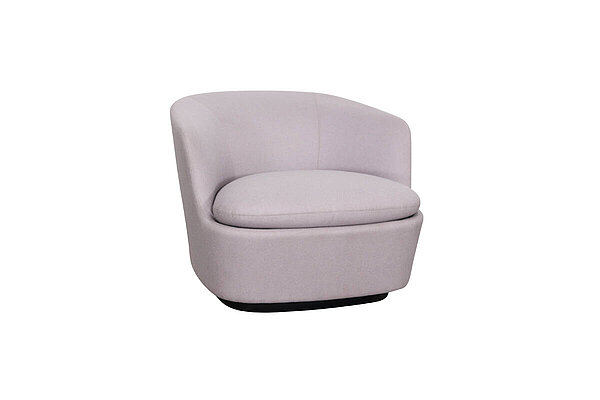 'ORLA' Loungesessel in rose´ von cappellini - Design: Jasper Morrison / NP 3360 EUR