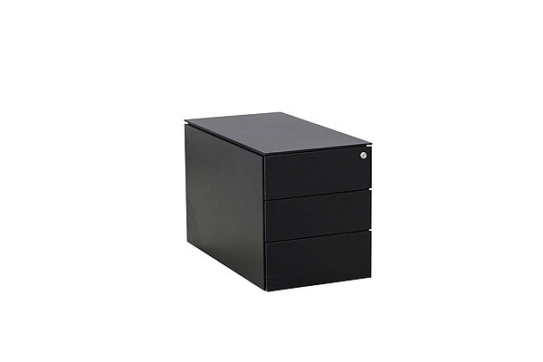 Rollcontainer / Steelcase 'Implicit' / schwarz / 80 cm