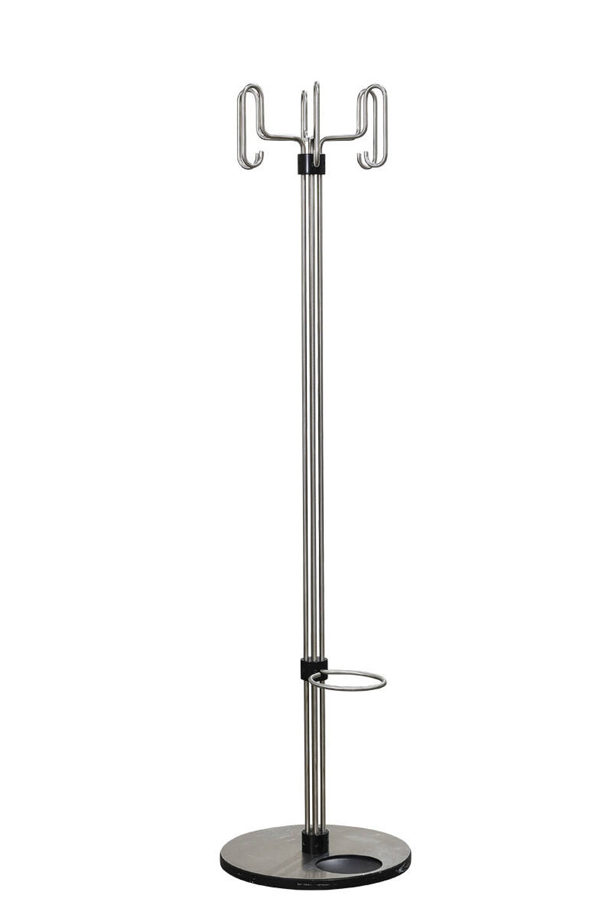 Garderobenständer mit Schirmhalterung in Aluminium