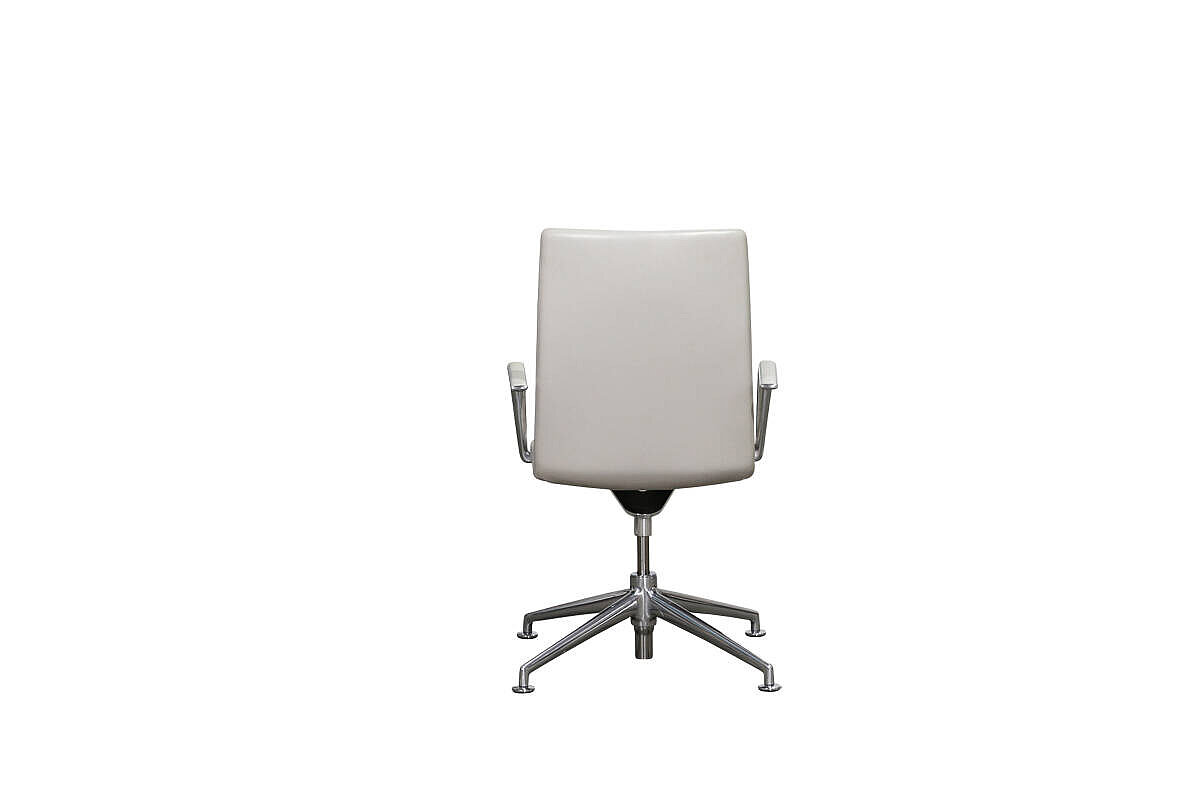 Konferenzsessel / Brunner 'fina soft' / Leder beige