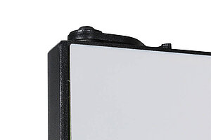 Mobile Akustik-Trennwand mit Whiteboard