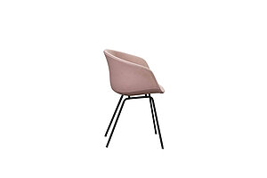 Besucherstuhl / HAY 'About A Chair AAC27' / Vollumpolstert / rosa