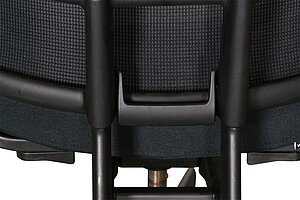 Bürodrehstuhl / vitra 'AM Chair' / Netzrücken / Nero / Hartbodenrollen - NP 875 EUR