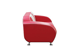 3-tlg. Retro-Lounge-Set von BelAir: '02CB' Sofa und 2 'LC-01'Stühle