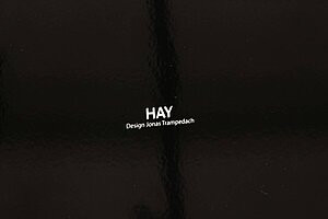 Barhocker / HAY 'CORNET' / eiche / Stahl schwarz