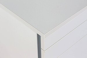 Rollcontainer / Ophelis / Privatfach / weiß / 60 cm