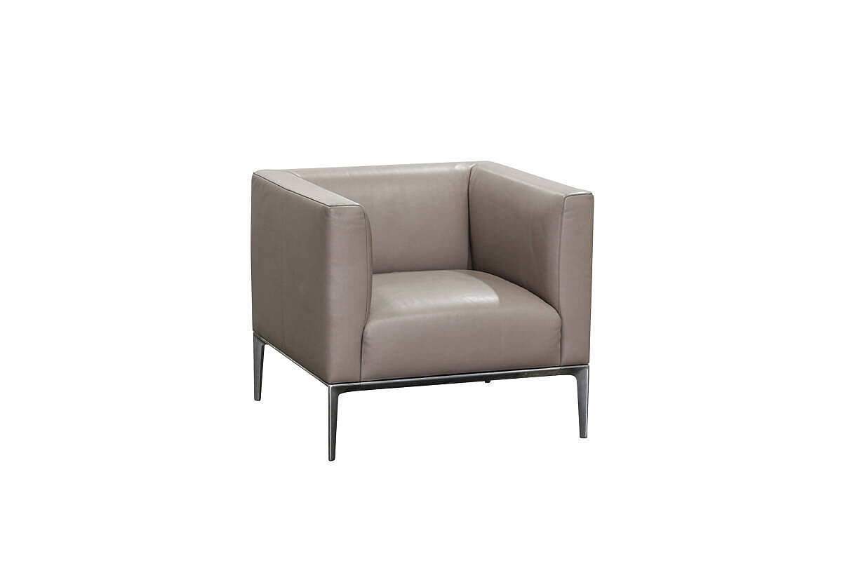 Loungesessel / Armchair / Walter Knoll 'Jaan 780' / Leder beige