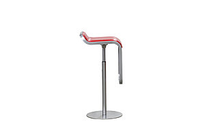 Barhocker / La Palma 'LEM S80' / Leder rot